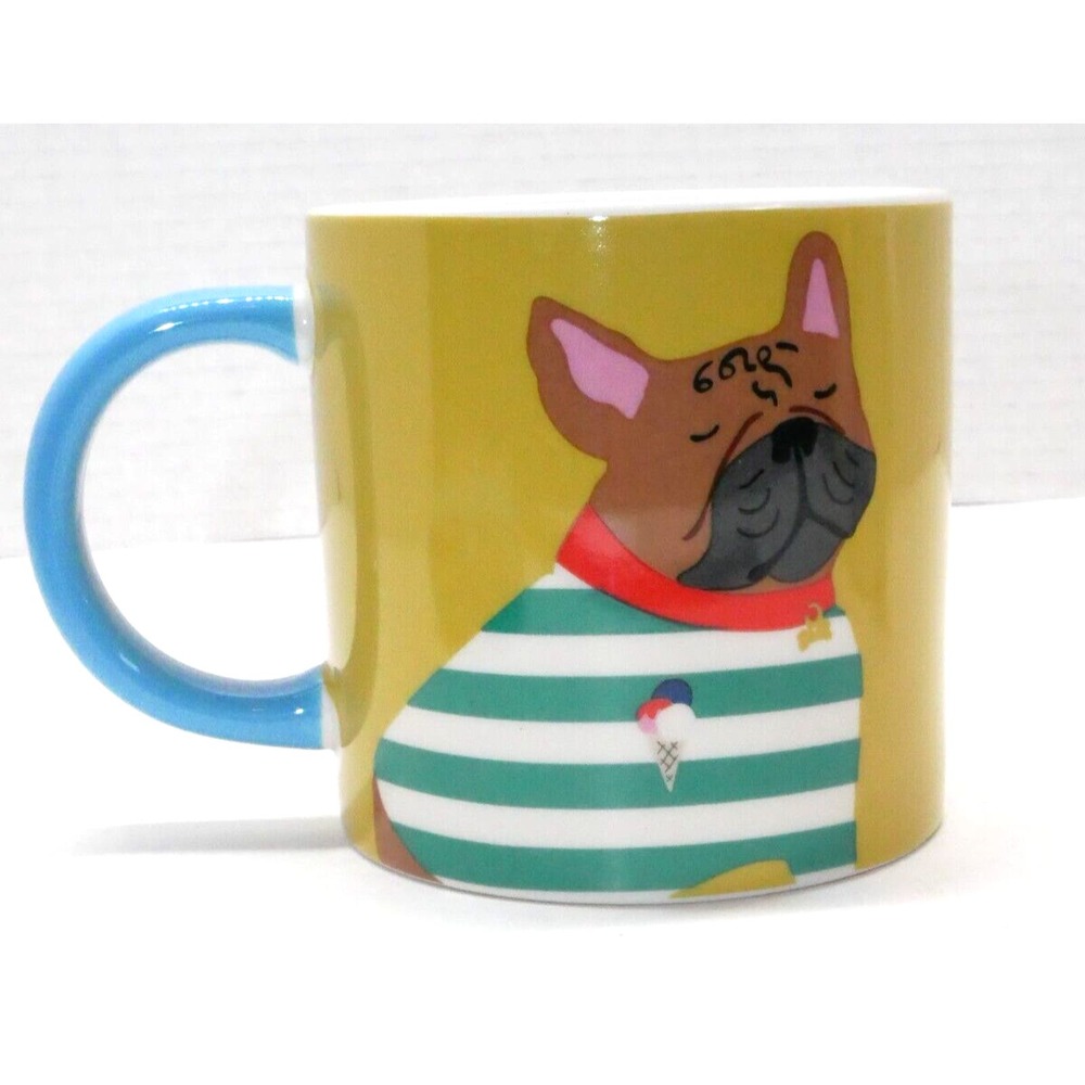 Joules Golden Pug mug